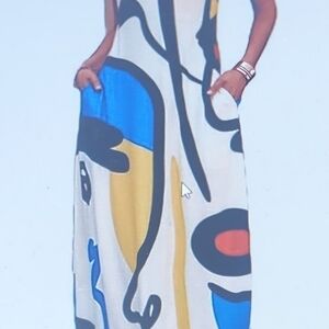 Women's Summer Casual & Vacation Criss-Cross Neckline Shift Dress Wit